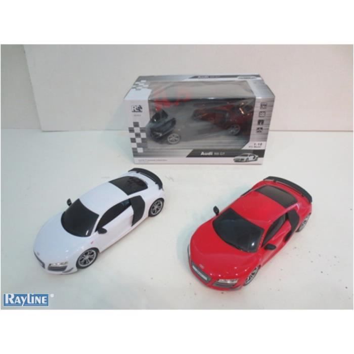 Voiture radiocommand?�e Audi R8 GT 1:18 - Cdiscount Jeux - Jouets
