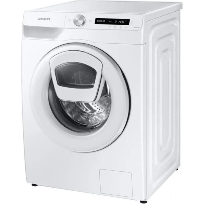 lave-linge hublot SAMSUNG WW90T554DTW - capacité 9kg - 1400tr/min - fin différée - 74db - Classe A