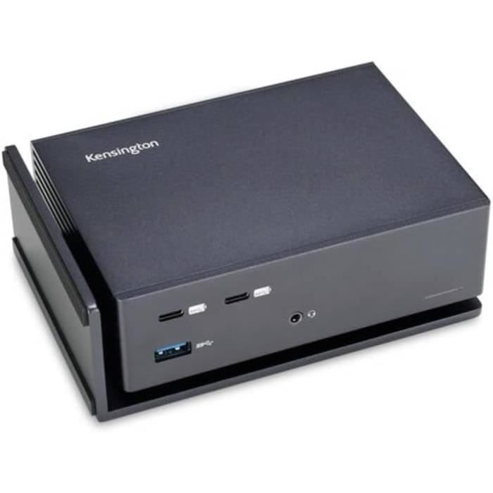 Station D’accueil Kensington SD5560T – Thunderbolt 3 & USB-C, 2 Sorties 4K, Charge 96W, Pour PC & Mac – Plug & Play, Position Verticale Ou Horizontale