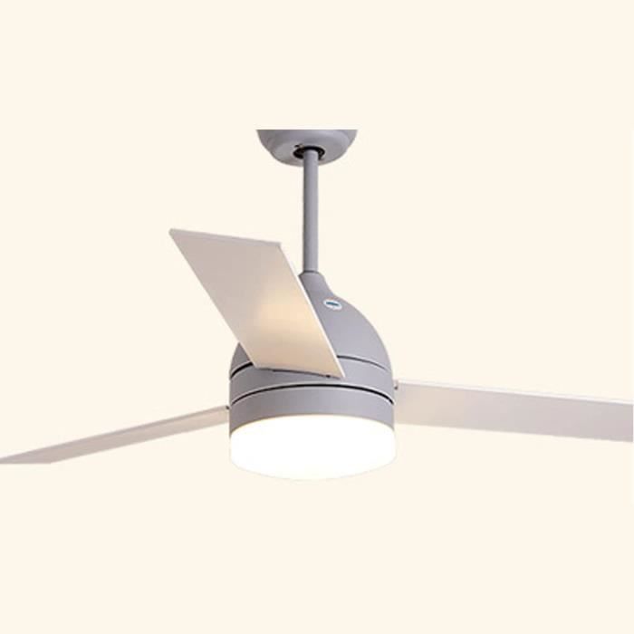 Ventilateur De Plafond 40 Cm Avec Lumière LED 40W – Silencieux, Télécommande, Variateur & Minuterie, Blanc – Parfait Chambre, Salon, Cuisine