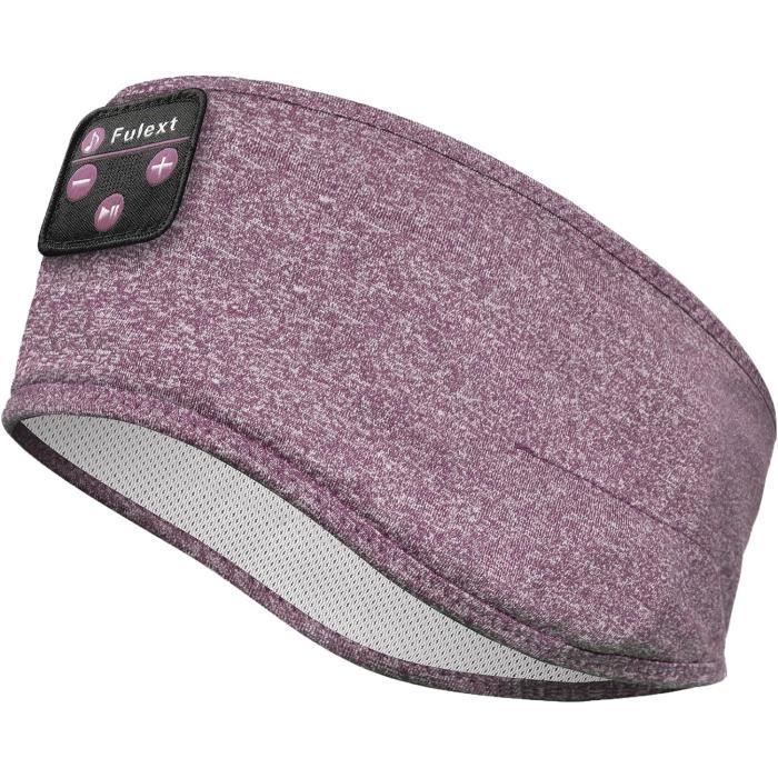 Bandeau Bluetooth De Sommeil – Haut-parleurs HD Ultra-plats, Bluetooth 5.2, 10h D'autonomie, Lavable – Pour Sport, Yoga, Méditation