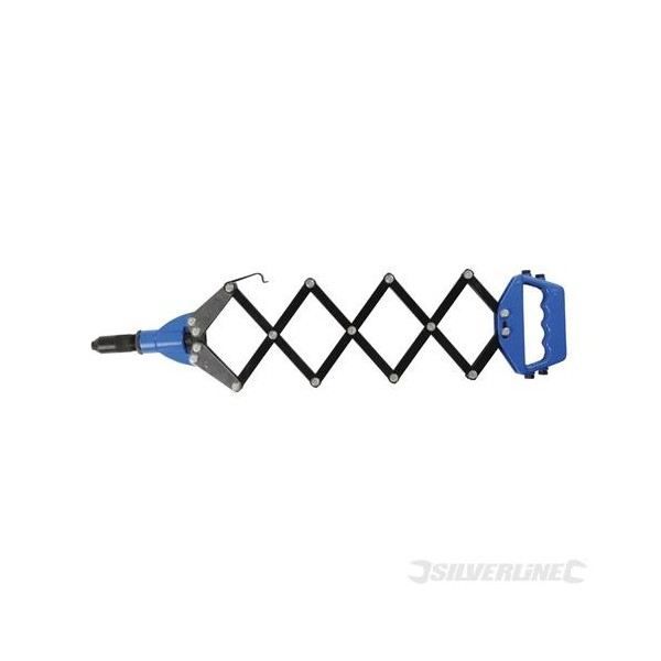 Pince à riveter extensible SILVERLINE 3,26,4mm Acier Bleu