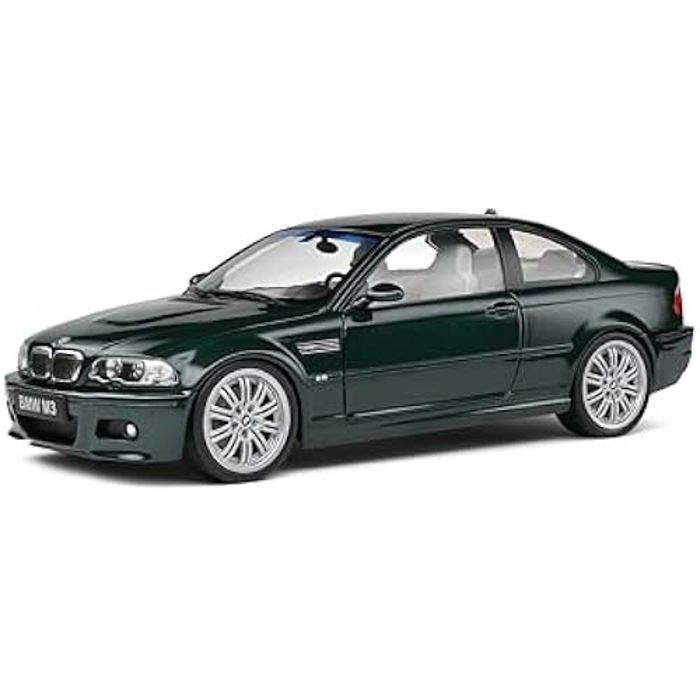 Voiture miniature SOLIDO BMW E46 M3 COUPÉ Vert 1:18