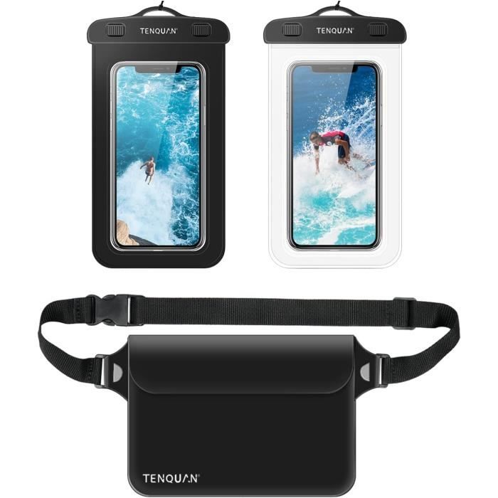 Pochette étanche Pour Carte De Randonnée - Transparente - Avec Cordon - Pliable - Protection Contre L'eau Et L'usure - Camping, Alpinisme