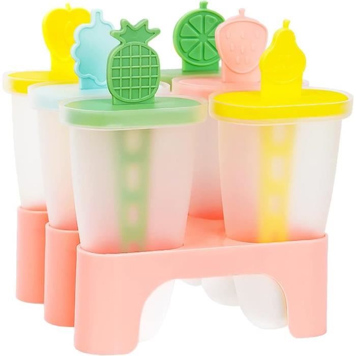 Moule à Glace, Lot de 6 Moule Esquimaux avec Batonnet, Mini Ice Pop Mold Popsicle Sorbet DIY Réutilisable, pour Glace BAC A GLACON - Achat / Vente bac - sac a glacons Moule à Glace, Lot de 6 Moule Esquimaux avec Batonnet, Mini Ice Pop Mold Popsicle Sorbet DIY Réutilisable, pour Glace BAC A GLACON - Achat / Vente bac - sac a glacons