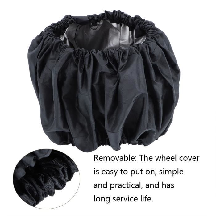 Housse Universelle Pour Barre De Poussette - Tissu Oxford, 73x14 Cm - Rembourrée Et Facile à Installer (noir)