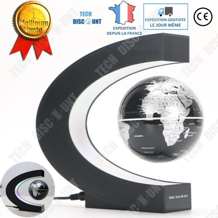 TD® globe levitation terrestre lumineux enfant magnetique in
