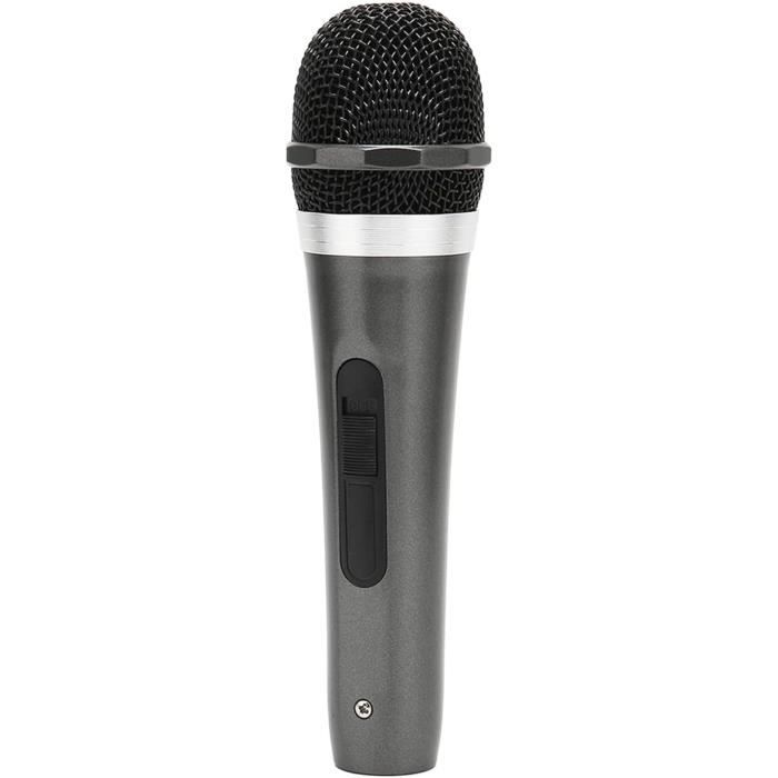 Microphone Filaire, Microphone Karaoké Avec Câble Xlr De 9,8 Pieds, Micro  Portable Compatible Avec Machine Karaoké-Ampli-Mixe[H772]