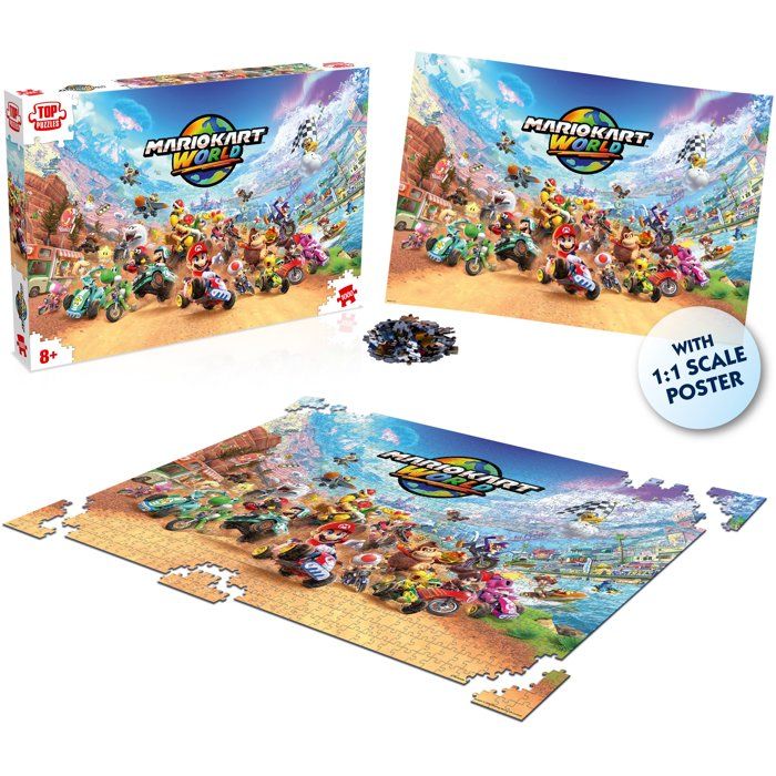 Puzzle WINNING MOVES Mario Kart World 1000 pièces Dès