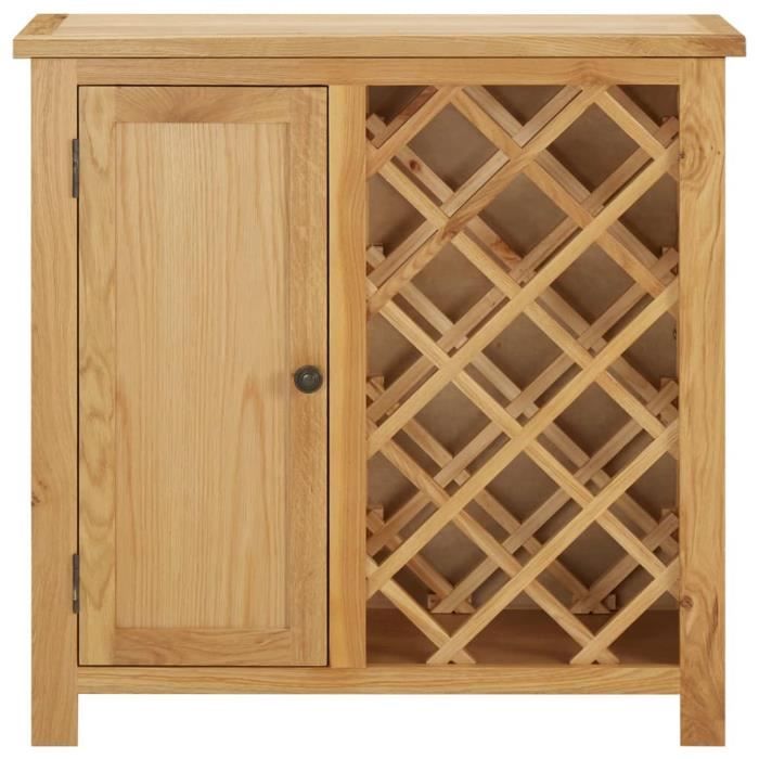 Porte-bouteilles Bois Expovinalia - Rangement Vin 20 Bouteilles 105x32x24cm