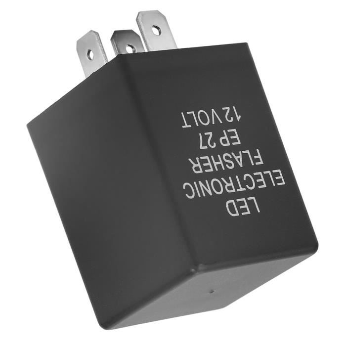Relais clignotant à LED EP27 à 5 broches FRCOLOR 12 V CC pour résoudre