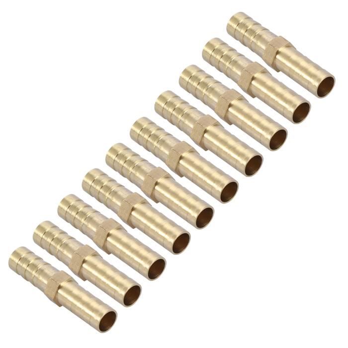 Raccord Barbelé En Laiton M14x1.5 - 7/16" Pour Tuyau Air/Gaz/Carburant - Diamètre 6mm/10mm - 6