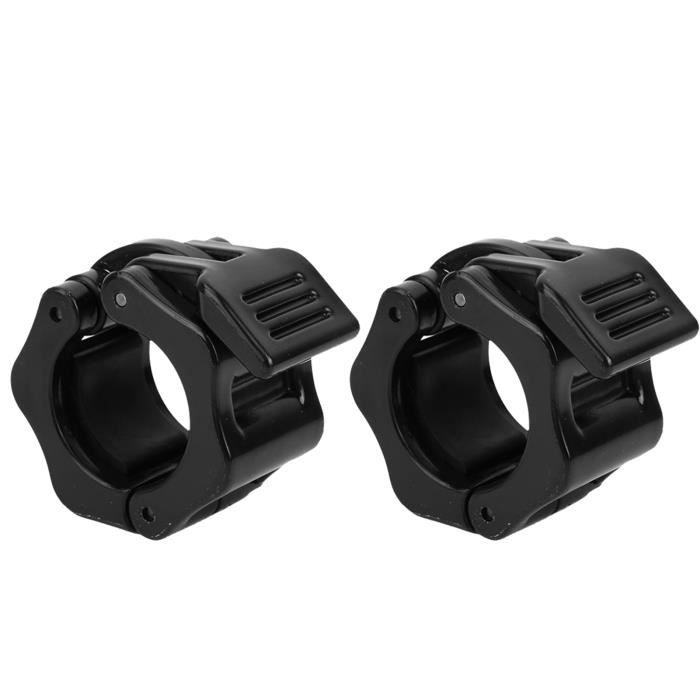 JIN-4Pcs Pince à Verrouillage d'Haltérophilie Clip Ressort Haltère