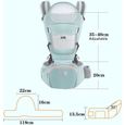  Porte Bebe Porte-Bébé Multifonction 6 en 1 et Ergonomique, Ajustable, pour les Bébés et les Enfants de 0 à 36 Mois (3 à 30 kg)-1