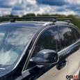 Barres de toit Transversales pour Audi Q7 4L 2006-2015 Aluminium Noir-1