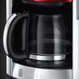 Cafetière filtre Luna 1.8L inox, 12 tasses, programmable, auto-nettoyante - Russell Hobbs-1