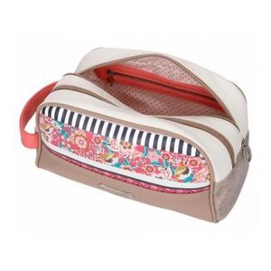 Articles de Toilette(Rose) DODUOS Trousse Cosm/étique Double Couche /Étanche Trousse de Toilette Transparente Trousse de Maquillage Imperm/éable Sac Cosm/étique de Voyage pour Stocker des Cosm/étiques