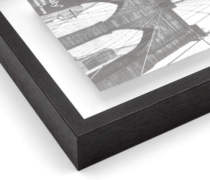 Cadre En Bois Noir 13x18 Cm Cadre | Élégance Minimaliste Pour Mur | Poster Store France