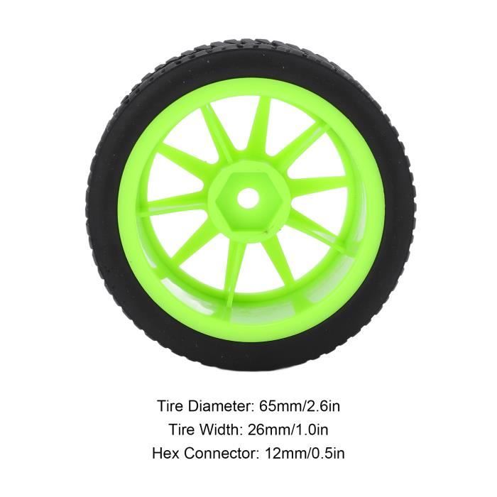 Set De 4 Pneus 90mm En Caoutchouc Pour RC – Pour 144001, 124019, 12428, 104001, 16889, SG1601 !