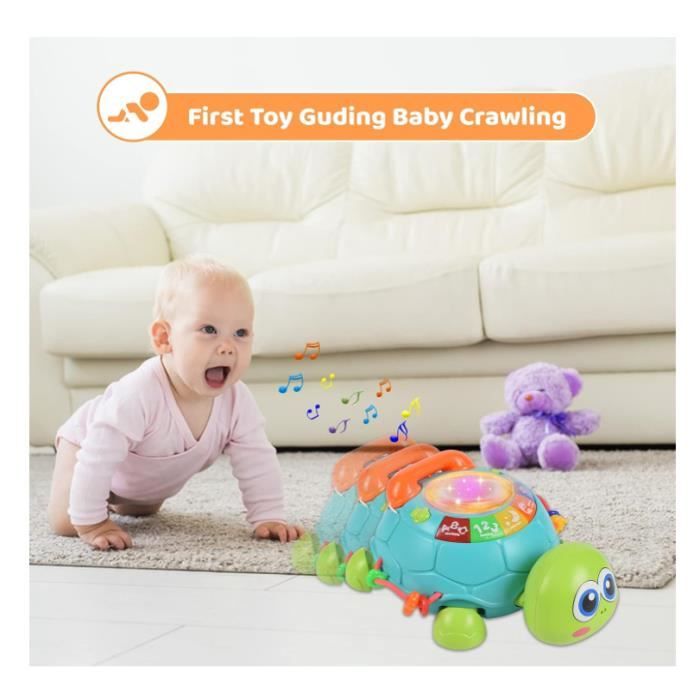 Jouet pour Bébés de 6 à 12 mois,Jouet Musical Lumineux Rotatif à Projecteur  Thème Océanique pour Bébé,Jouet Rampant pour Tout-petit - Cdiscount Jeux -  Jouets