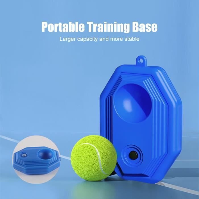 BALLE DE REBOND d'entraîneur de tennis avec dispositif d'entraînement BALLE DE REBOND d'entraîneur de tennis avec dispositif d'entraînement