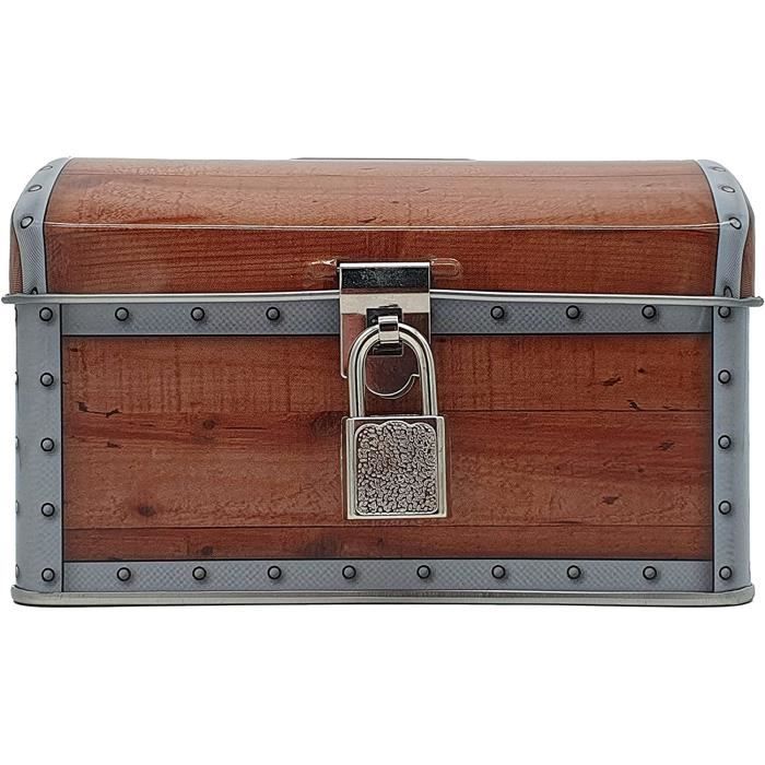 Tirelire coffre pirate avec cadenas de Djeco