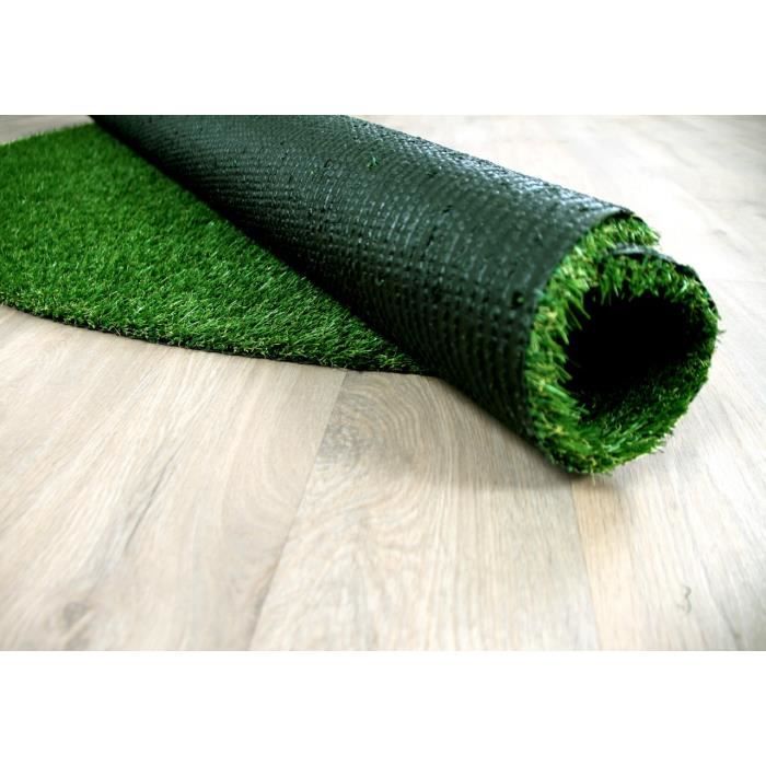 Tapis Herbe Artificielle Ronde - Diamètre 60 Cm - Décoration Table Fête, Pique-nique, Intérieur/extérieur - Vert - 2