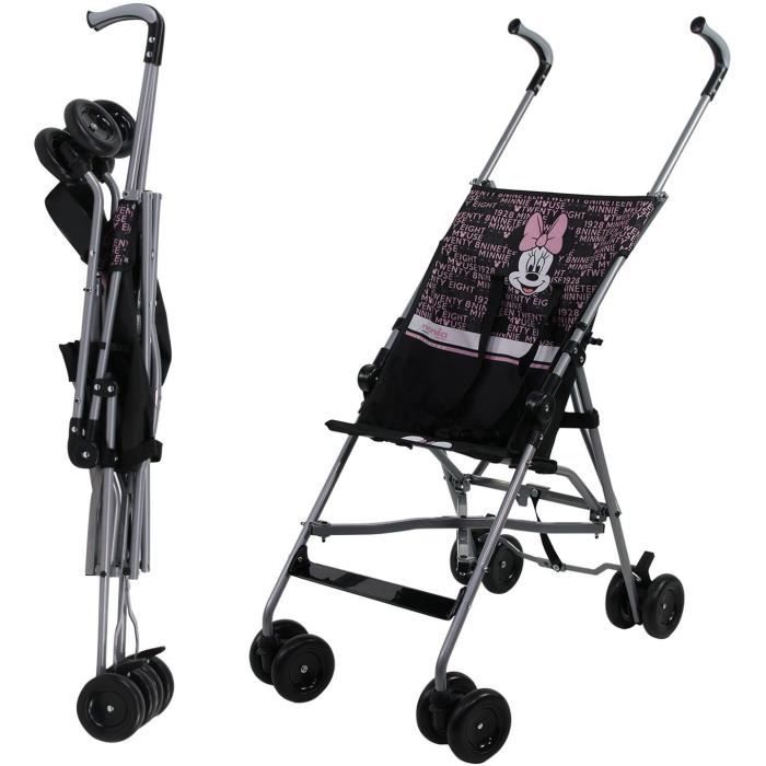 Poussette canne NANIA EASY 6 36 mois Legere et pratique Pliage rapide Harnais 5 points Disney Minnie Cdiscount Puericulture Eveil bebe