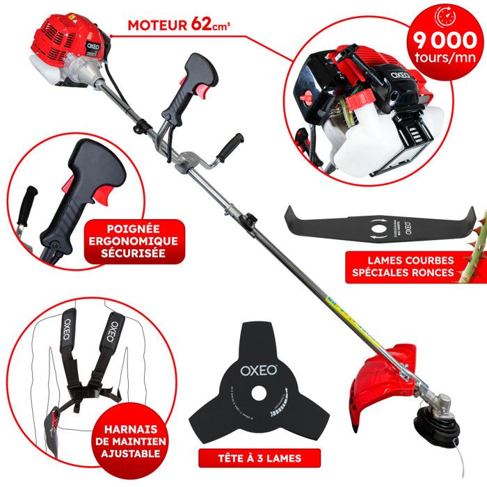 Débroussailleuse thermique 62 cm³ 2 temps Débroussailleuse — free download