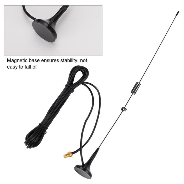 Antenne Mini Loop COMTRAK Ya-Vusq Double Bande VHF/UHF Omnidirectionnelle 874052