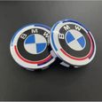 MOYEU DE ROUE cache moyeu BMW - kit de 4 pcs - 68mm - edition 50eme anniversaire - 50th - Mastershop-2