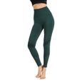 Femmes Casual Stretchy Tight Push Up Yoga Sport Legging Running Pantalon Pantalon Vert-2