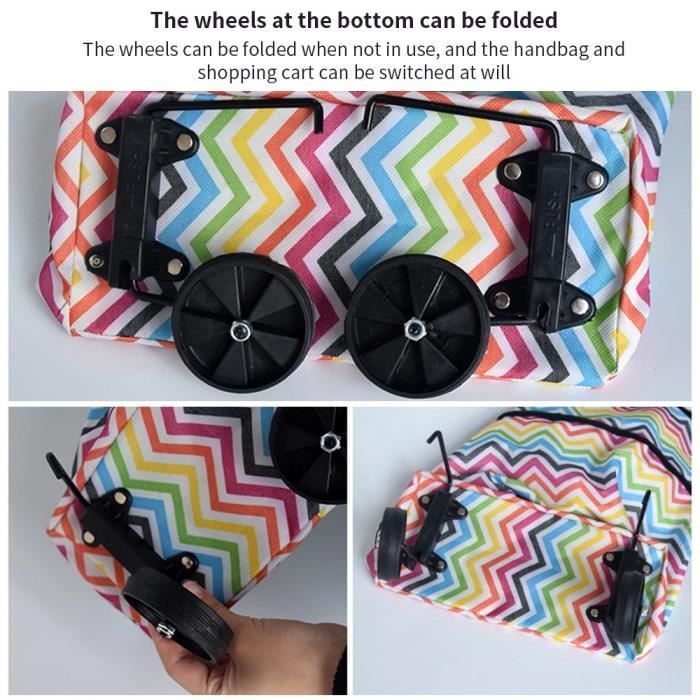 Trolley sac sales fourre tout pliable