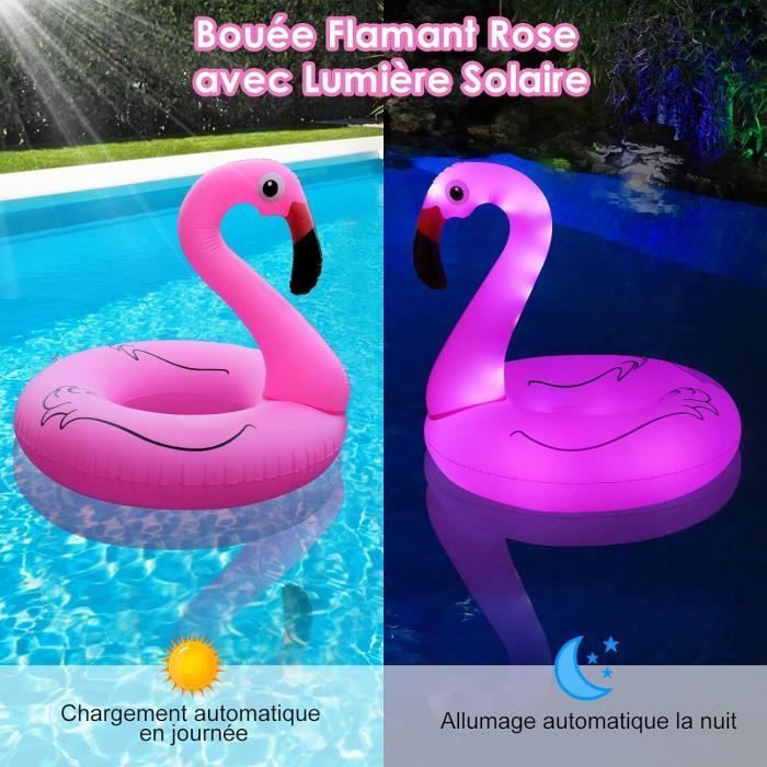 Flamant Rose Géant Pour Piscine - Bouée Gonflable Enfants & Adultes SUNNYLIFE