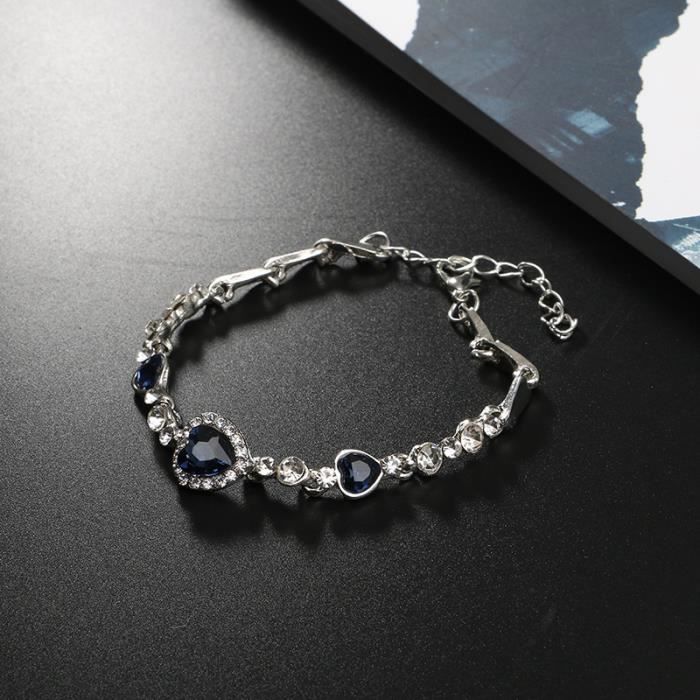 Ensemble Bijoux Argent 925 Pour Femme - Collier Coeur, Bague, Boucles D'oreilles