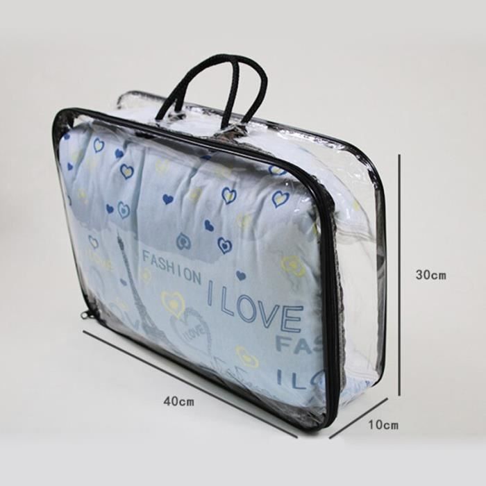 Sac à cordon transparent en PVC, sac de plage étanche, rangement de voyage,  lavage transparent, vêtements sales, finition SR - AliExpress