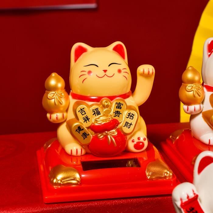 2 Pièces Chat Porte-Bonheur Chaton Accessoires Fille Tirelires Pour Enfants  Mini Figurine Maneki Neko Statue Agitant Figurine[u3605] - Cdiscount Maison