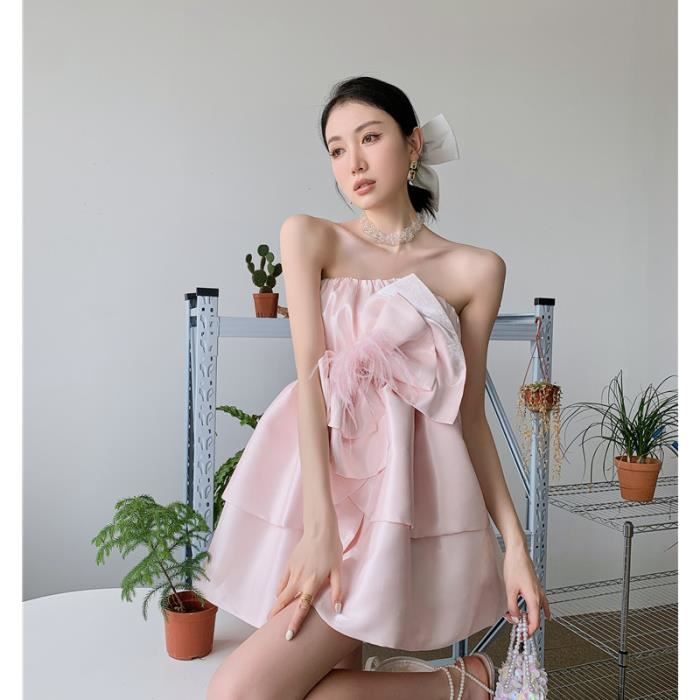 Robe bouffante rose 2025