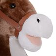 Cheval à bascule cowboy marron - HOMCOM - 330-090 - Mixte - Enfant - 3 ans-3