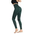 Femmes Casual Stretchy Tight Push Up Yoga Sport Legging Running Pantalon Pantalon Vert-3