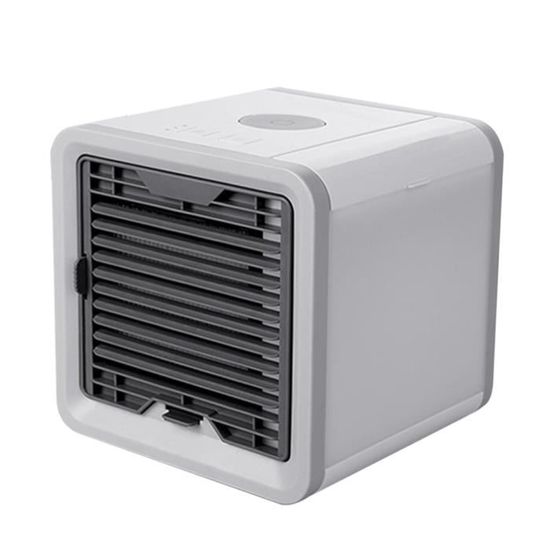 Climatiseur portable, ventilateur de refroidissement par pulvérisation, refroidisseur d'air par évaporation, 3 vitesses, 7 LED colorées, blanc | Leroy Merlin Climatiseur portable, ventilateur de refroidissement par pulvérisation, refroidisseur d'air par évaporation, 3 vitesses, 7 LED colorées, blanc | Leroy Merlin