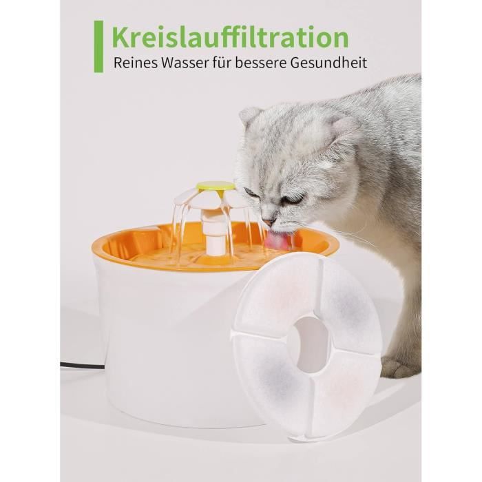 Filtre Fontaine Eau Chat, Filtres De Fontaine À Eau Remplacement Pour ChienChat, Fontaine De
