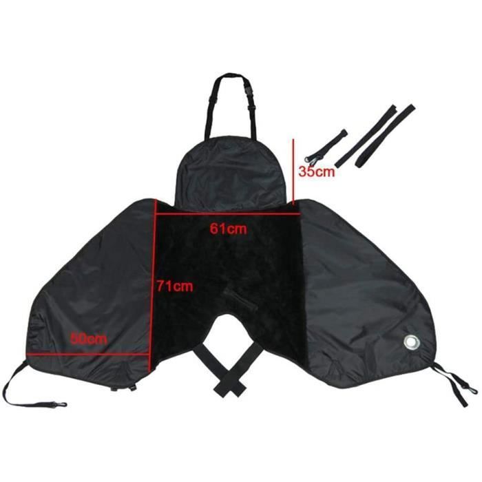 Tablier Scooter Couverture Jambe Hiver Avec Manchons Guidon - Imperméable Et Chaud