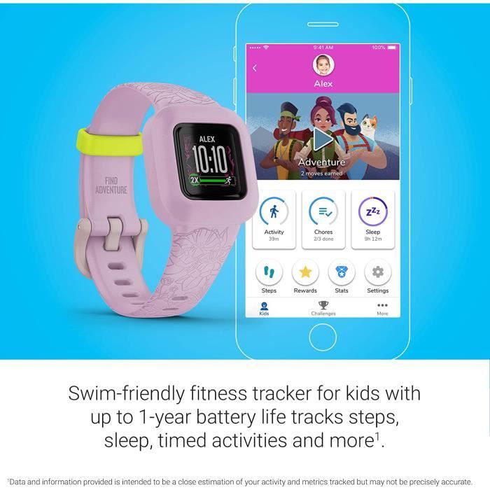 Garmin vivofit jr rose top