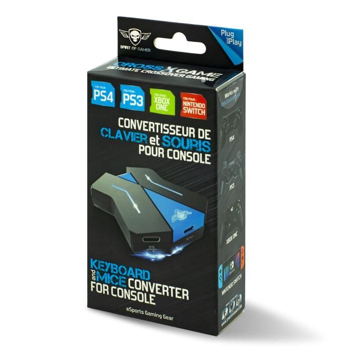 CONVERTISSEUR - CROSSGAME - Compatible NINTENDO SWITCH / PS4 / PS3