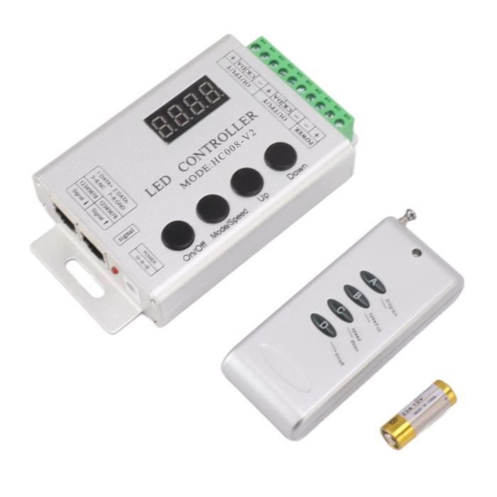 Contrôleur RF Mini Bande LED RGB+CCT + Télécommande