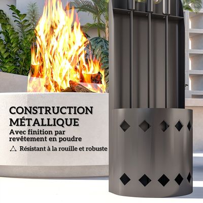 Ventilateur de cheminée à 5 Lames circuler Ventilateur de poêle à Bois