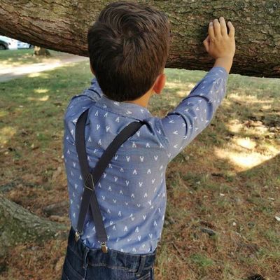 Bretelles Enfant Grays – Gris – À Partir De 3 Ans (neuf Avec étiquettes)