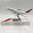 Maquette Avion A380 France 1/240 – Modèle Préconstruit Avec Support, 12 Pouces, Déco Collection