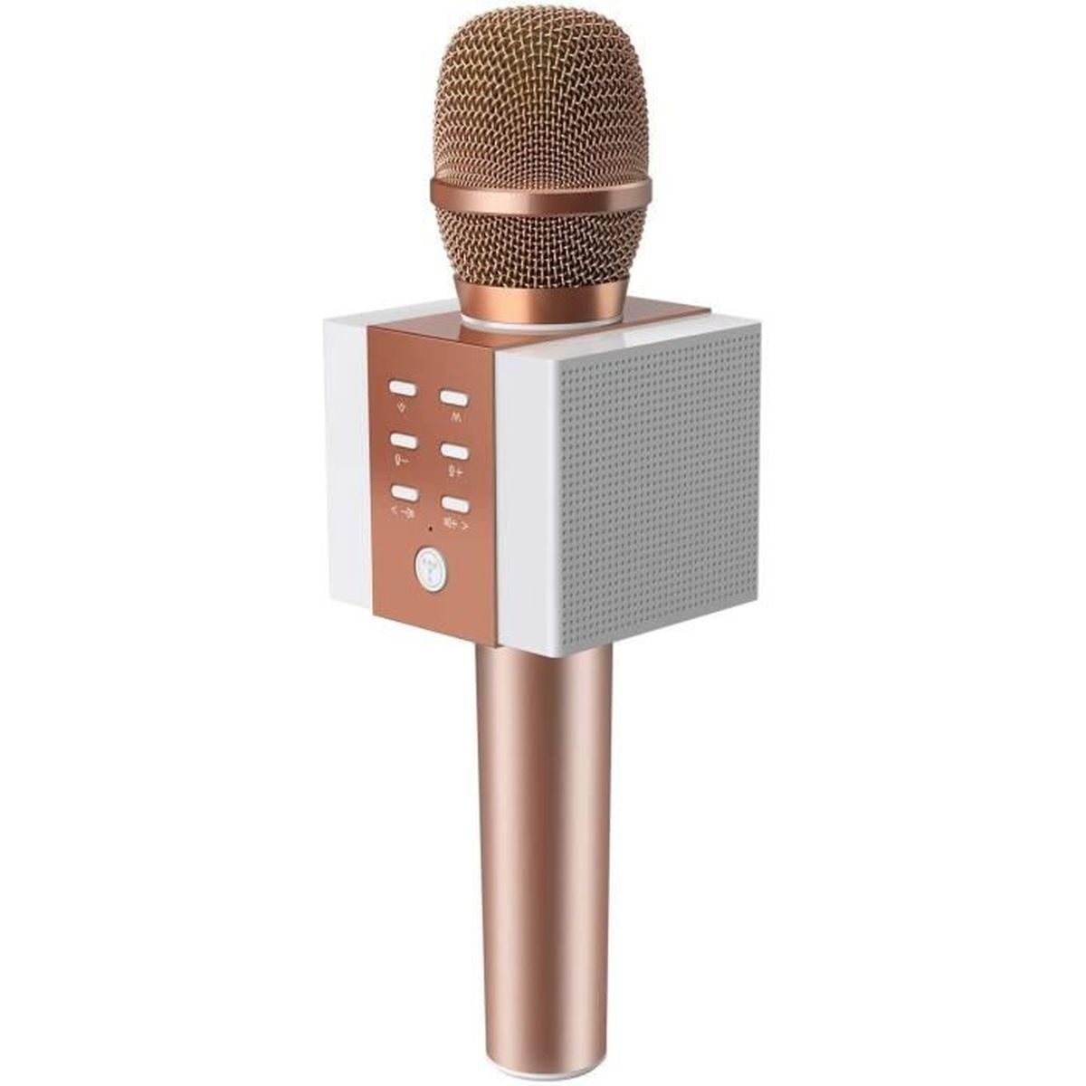BONAOK Micro Karaoké Bluetooth Portable 3 En 1 – Haut-Parleur, Enregistreur, Cadeau Anniversaire Enfant & Adulte (Noir)